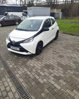 toyota aygo Toyota Aygo cena 26900 przebieg: 75300, rok produkcji 2016 z Wrocław